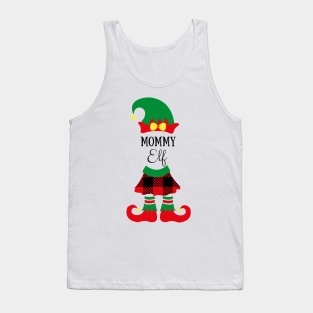 mommy elf funny elf family christmas xmas gift Tank Top